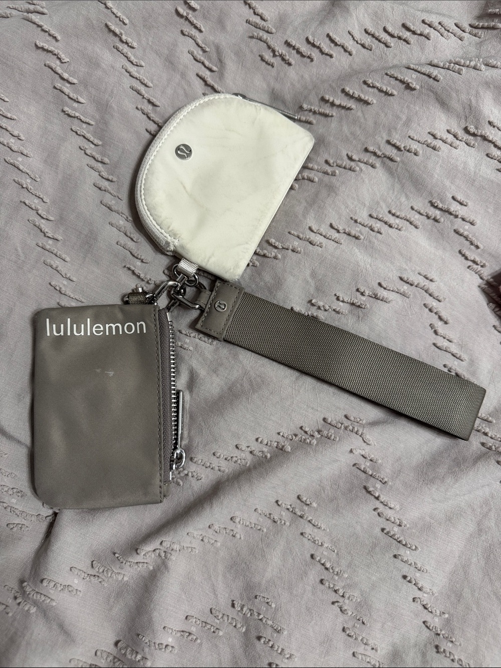Lululemon key wallet and pouch with strap